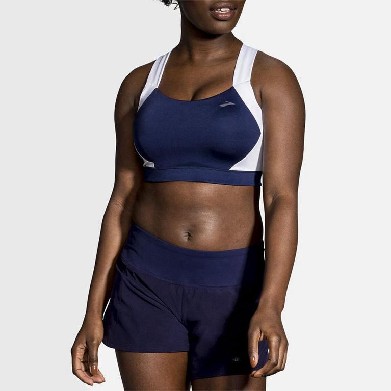 Brooks Uphold Crossback Sport Beha voor Dames Blauw (AZRNO-3408)